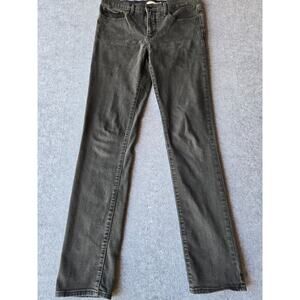 Levi's 312 Women's Jeans Shaping Slim Charcoal Mid Rise Size 30 (32x33.5)